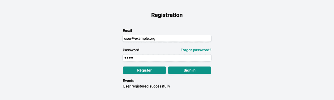Authentication preview
